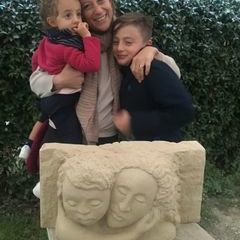 Dionne mit ihren Kindern Jonas und Emma