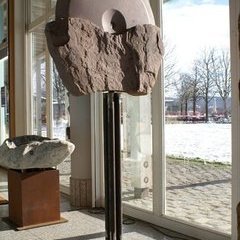 Himmelsscheibe&comma; Sandstein &plus; Eisen