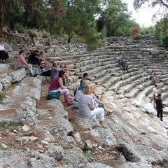 Das antike Amphitheater in Phaselis