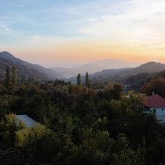 Aussicht von der Restaurantterrasse