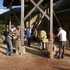 Endlich anfangen zu arbeiten. Donnerstag Abend im Licht der tiefstehenden Sonne