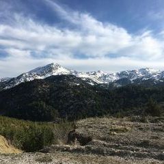 Der Schnee auf den Höhen des Taurusgebirges ist im Frühjahr immer wieder gegenwärtig.