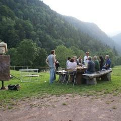 Erster Abend am Altar