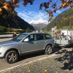 Im Rücken den Gotthard - auf der Fahrt nach Apulien