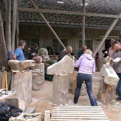 Die Arbeit am Maierhof beginnt ...