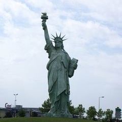 Die Freiheitsstatue en petit in Colmar