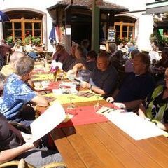 Mittags in der Auberge Imsthal