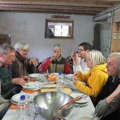 Mittagessen in der Werkstatt am Samstag - immer noch kältetechnisch