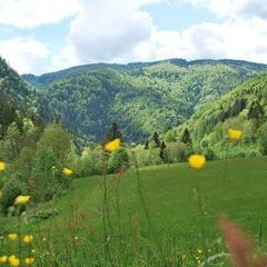 So schön kann der Blick vom Maierhof aus sein. Donnerstag, 30. Mai 2013