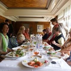 Mittagessen im Gourmet Restaurant "A la couronne" in Reipertswiler