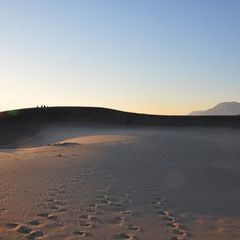 Sonnenuntergang auf der großen Düne von Patara