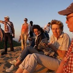 Sonnenuntergang auf der großen Düne von Patara