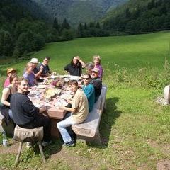 Klassisches Mittagessen am Hofsgrunder Altar